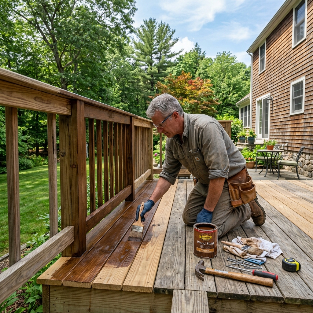Deck Repair & Maintenance services in Connecticut by New Canaan Handyman Services