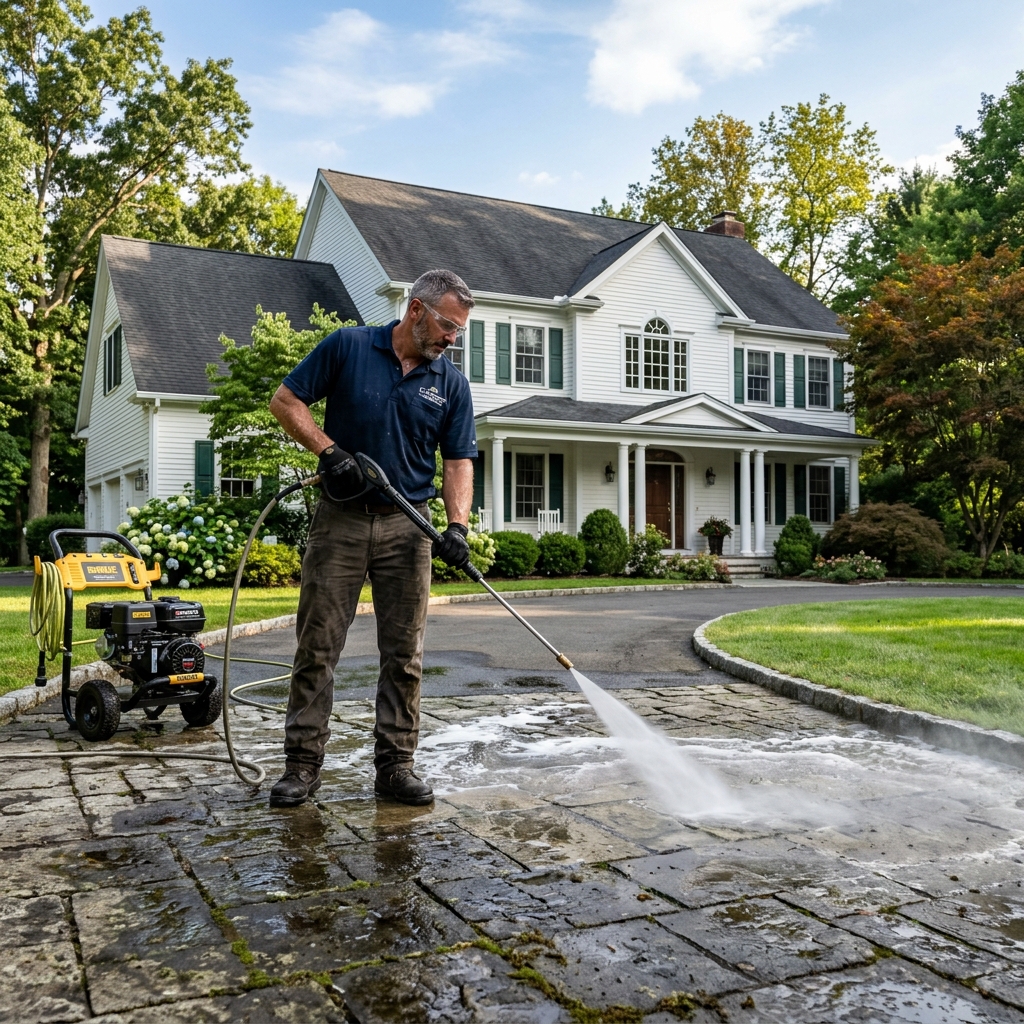 Pressure Washing services in Connecticut by New Canaan Handyman Services