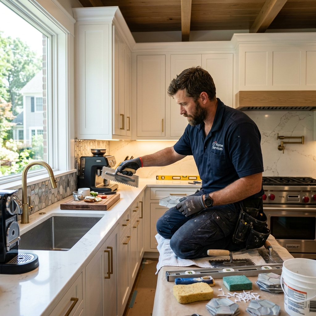 Tile Installation & Repair services in Connecticut by New Canaan Handyman Services